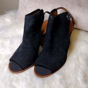 Lucky Brand Women's Lisza Peep-Toe Shooties Sz 8